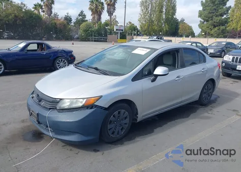 2012 Honda Civic Lx from USA, damaged, VIN 2HGFB2F50CH558628